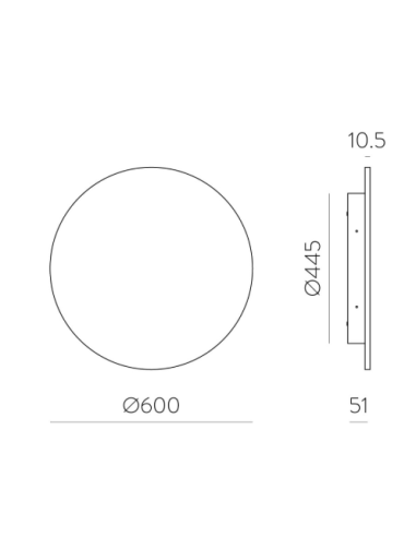 Luminária LED Exterior 20W 600mm Luz Ajustável ACB Lighting