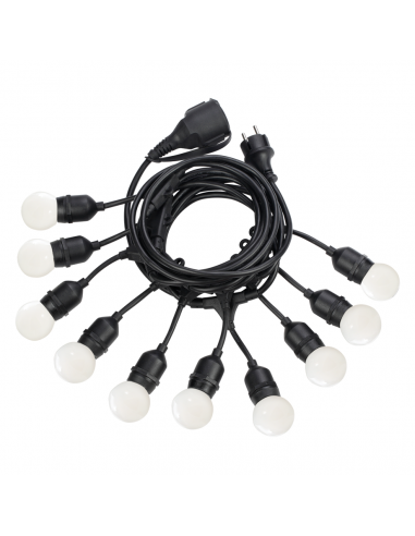 Suspensão de Exterior FIESTA SP10 Ideal Lux com Cabo Preto
