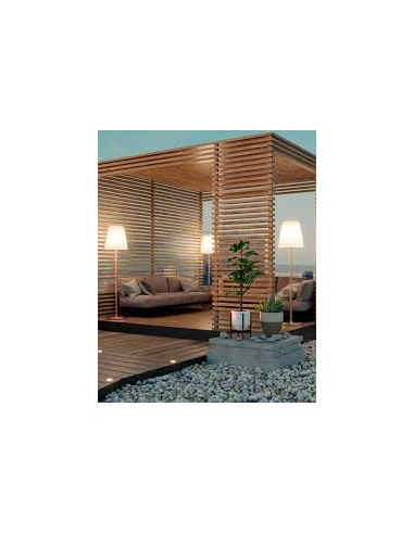 Candeeiro de Pé Exterior Lola Slim Solar com Bateria, 180cm