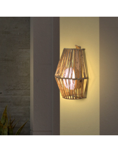 Aplique de Parede SISINE New Garden com LED Solar e Sensor
