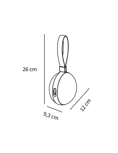 Candeeiro Portátil BRING Nordlux para Exterior e Zonas Húmidas